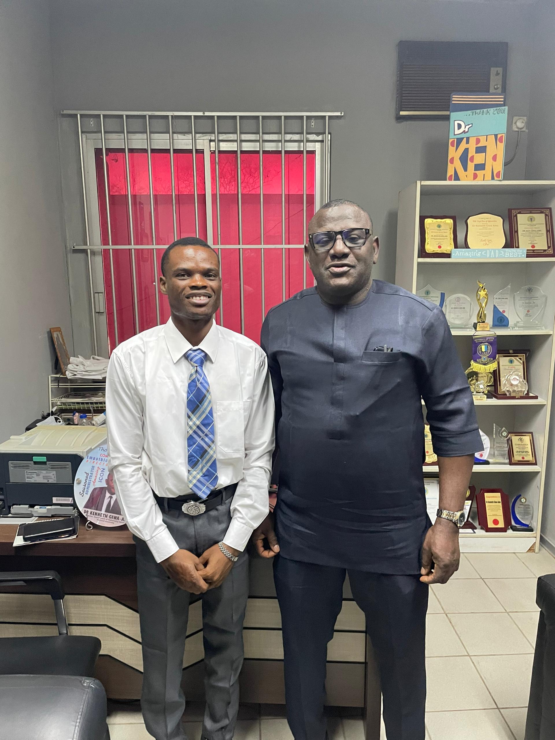 NOSA National Courtesy Visit to the Head of Optometric Services, National Assembly