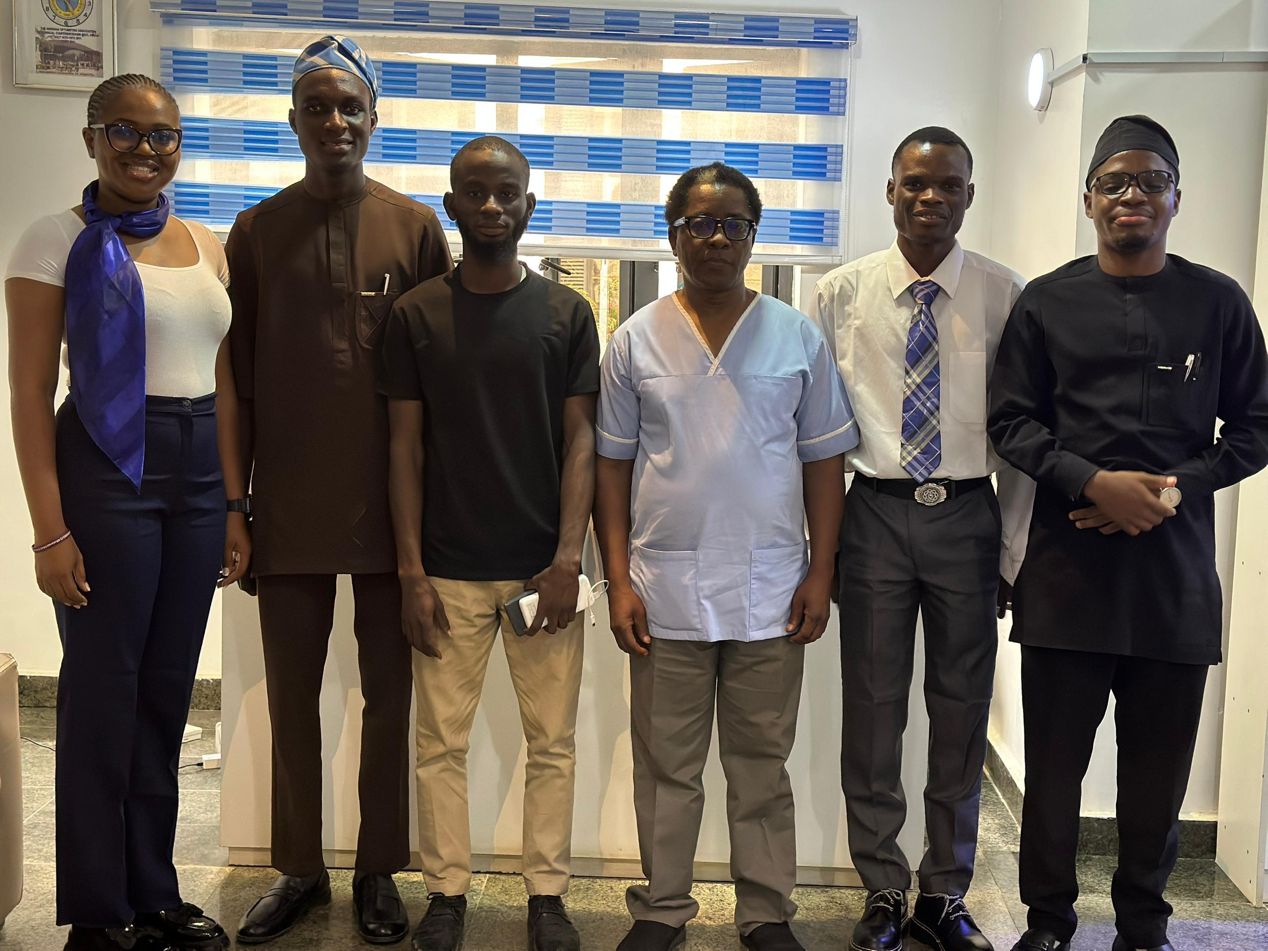 NOSA National Courtesy Visit to Dr. Adesuwa Agboteen, MD, Alpha Zone Eye Clinic and President, GOODON